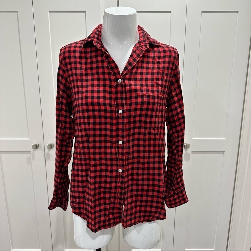 Grayson Relaxed Fit The Hero Buffalo Plaid Button Down Shirt Small - Picture 3 of 7